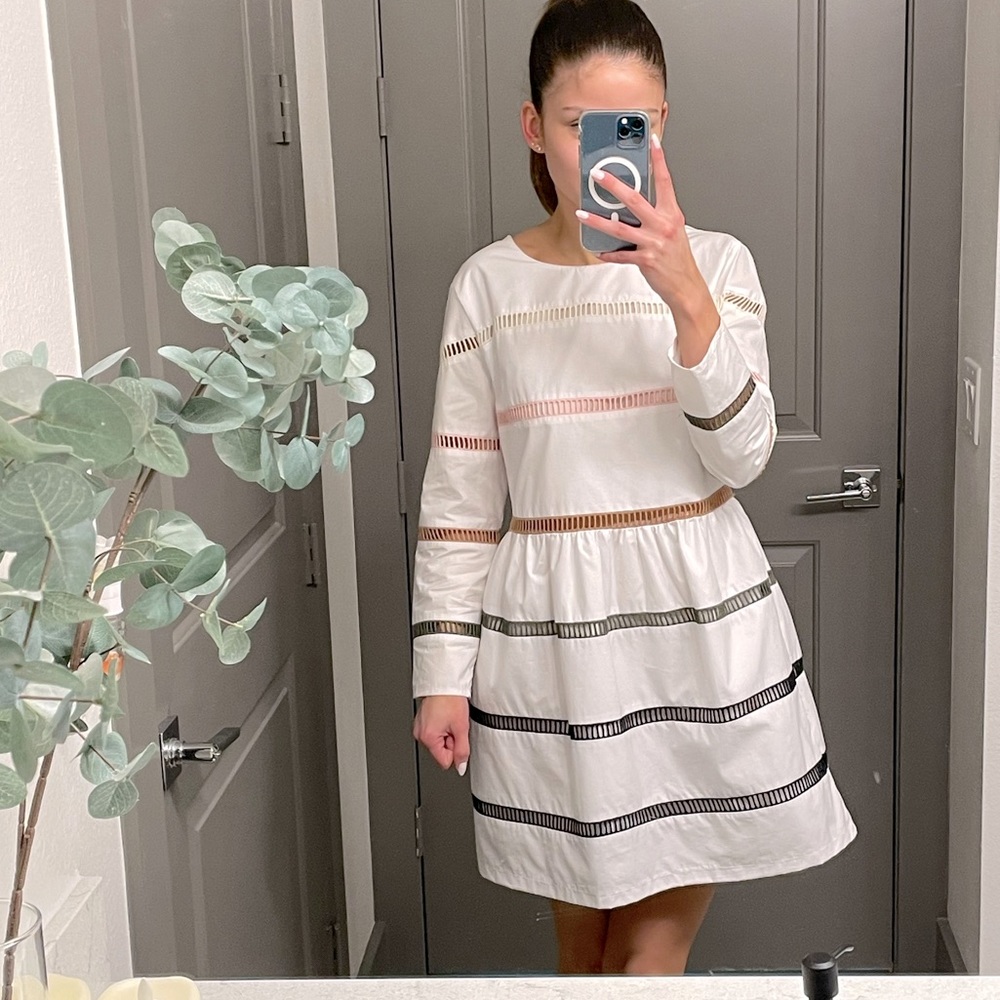 English Factory A-Line multicolor Striped Dress